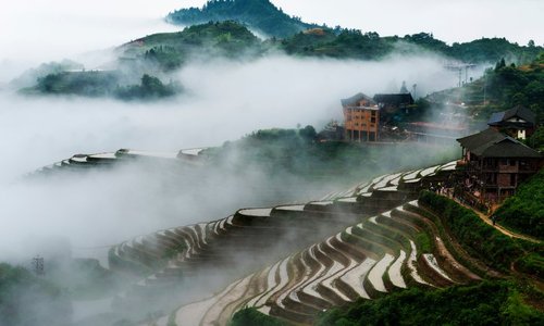 Rice Terraced Fields in Longji, Guilin
