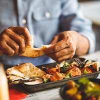 Chicken Tikka mit Naan Brot