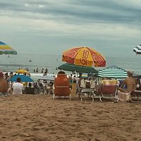 Praia cheia