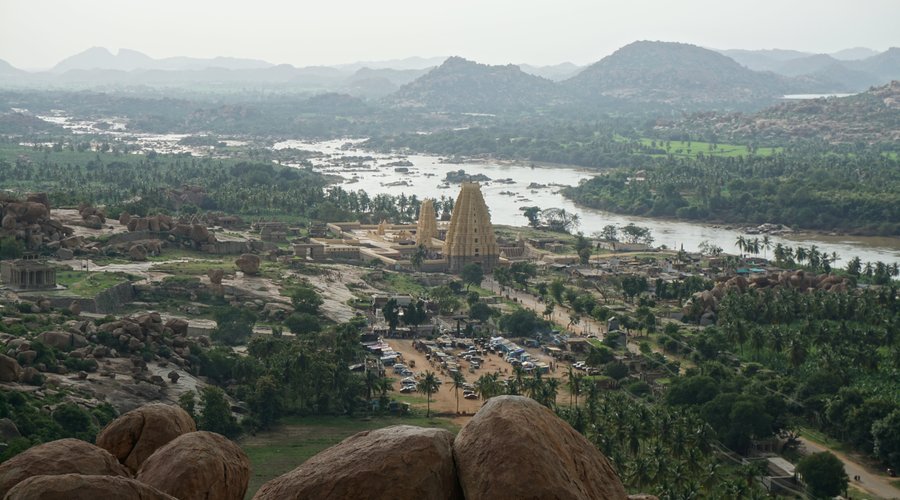 View of Virupaksha temple