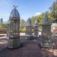 Decorative bird cage sculptures