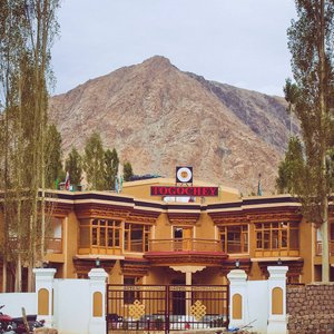 View of Hotel from outside.