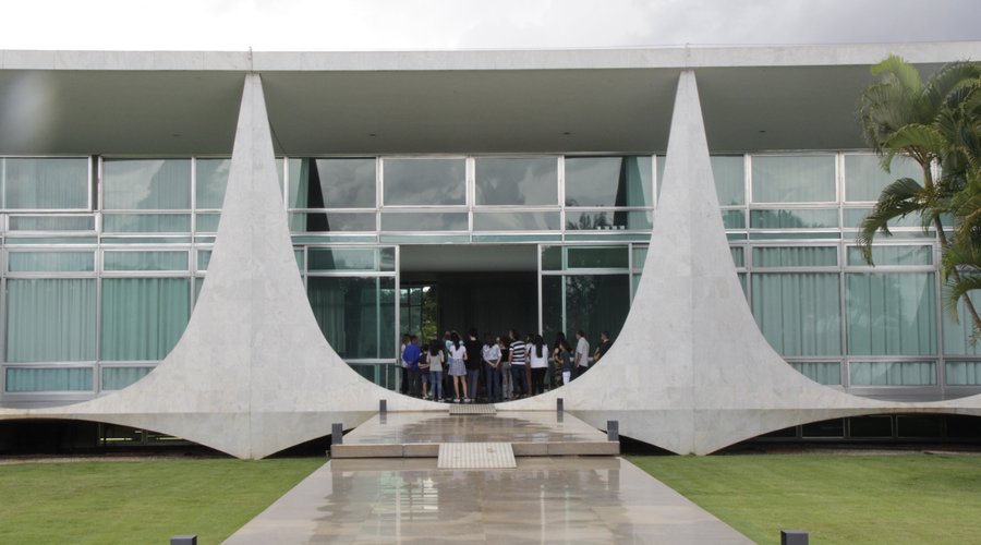 Visitação guiada em execução