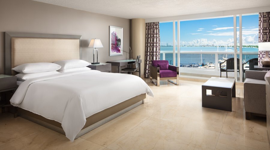 Spacious guestrooms. Enjoy unobstructed view of Biscayne Bay from your private balcony when you stay at our Bay View Rooms. 

 