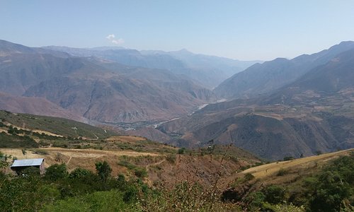 View from road to Cajamarca