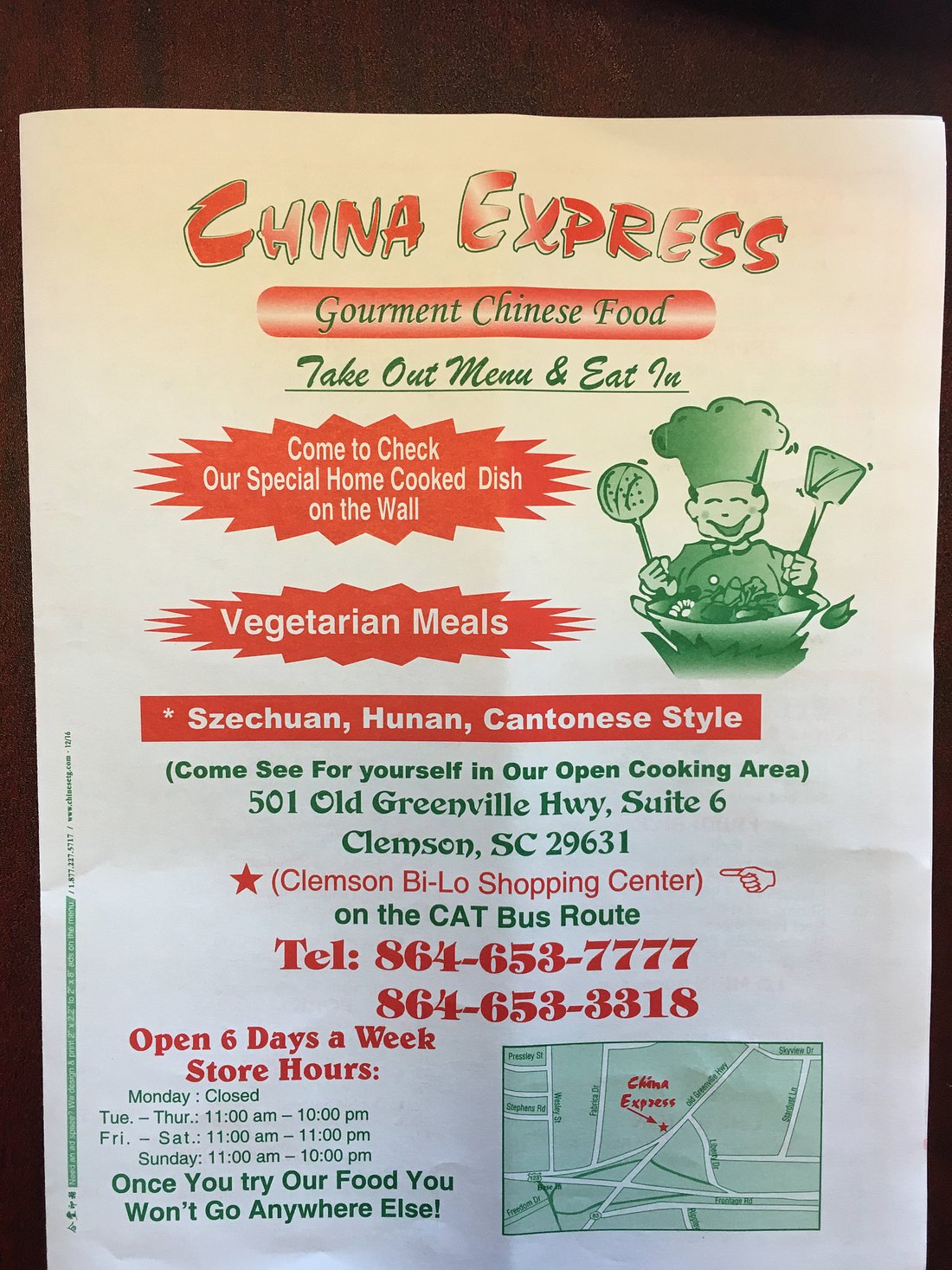 CHINA EXPRESS, Clemson - Photos & Restaurant Reviews - Order Online Food  Delivery - Tripadvisor