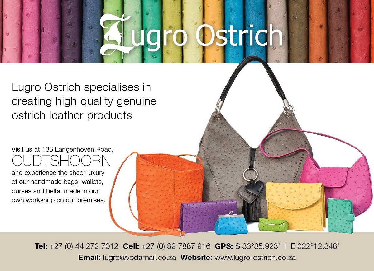 Ostrich Leather Bag Amber - Cape Karoo Shop