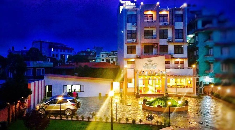 front looks of hotel hema