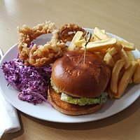 Falafel & Spinach Burger