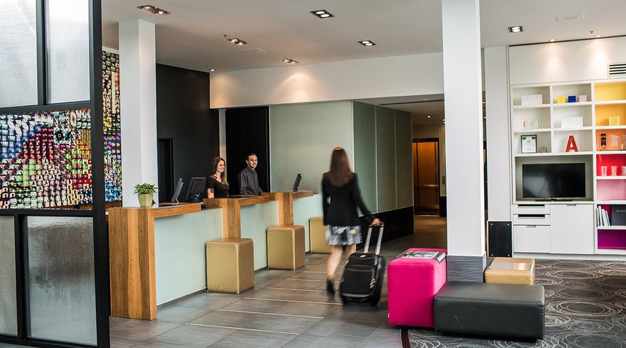 Lobby de l'hôtel