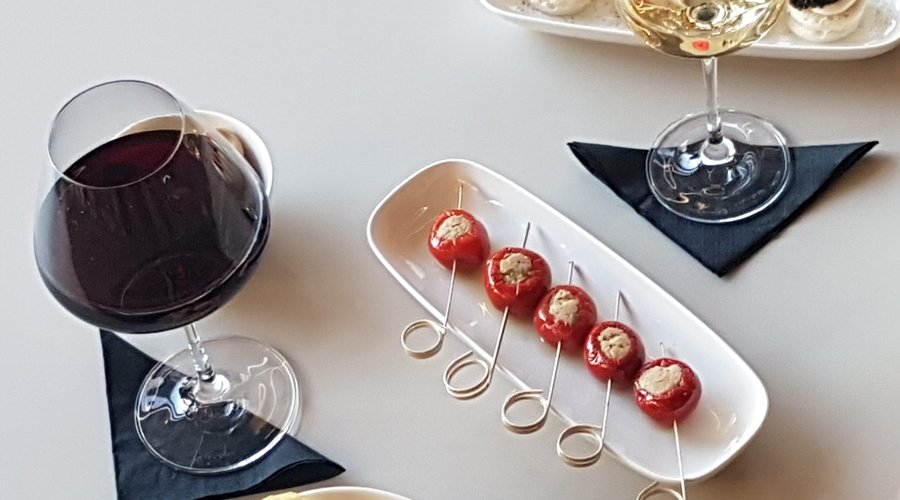 Wine & Canape at Monti View Roof Top Bar