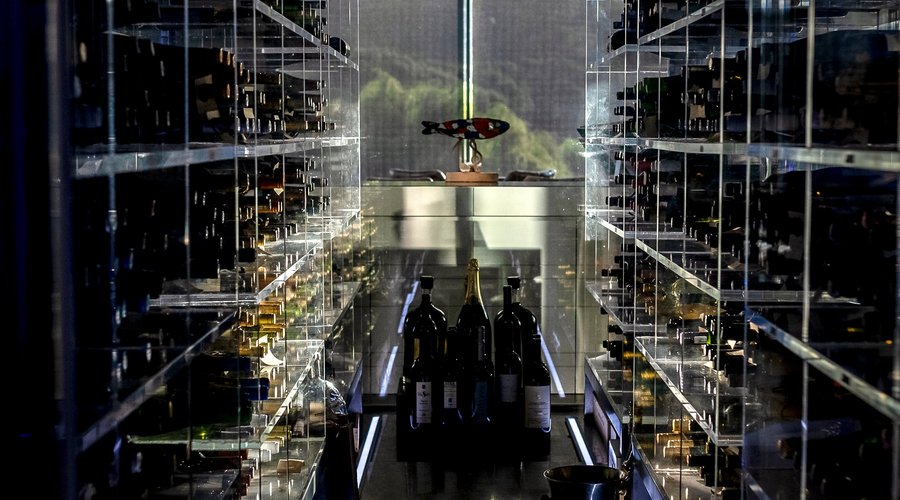 LAB restaurant wine collection