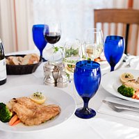 Flounder Sautéed Menuiere, Large Sea Scallops