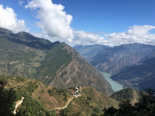 Yangtze River from the mountain top.