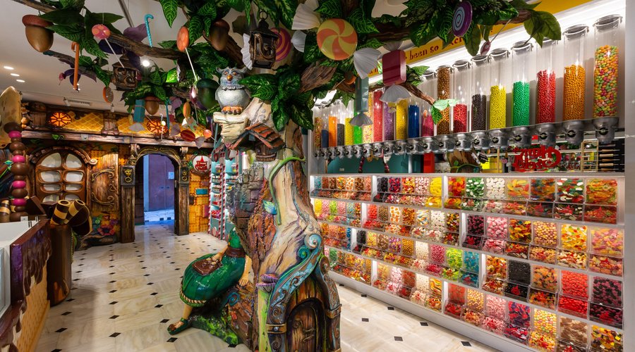 a magic place full of colours and tastes