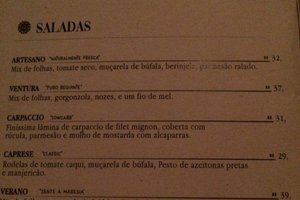 Cardápio