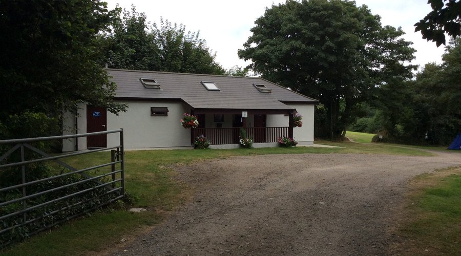Toilet and shower block