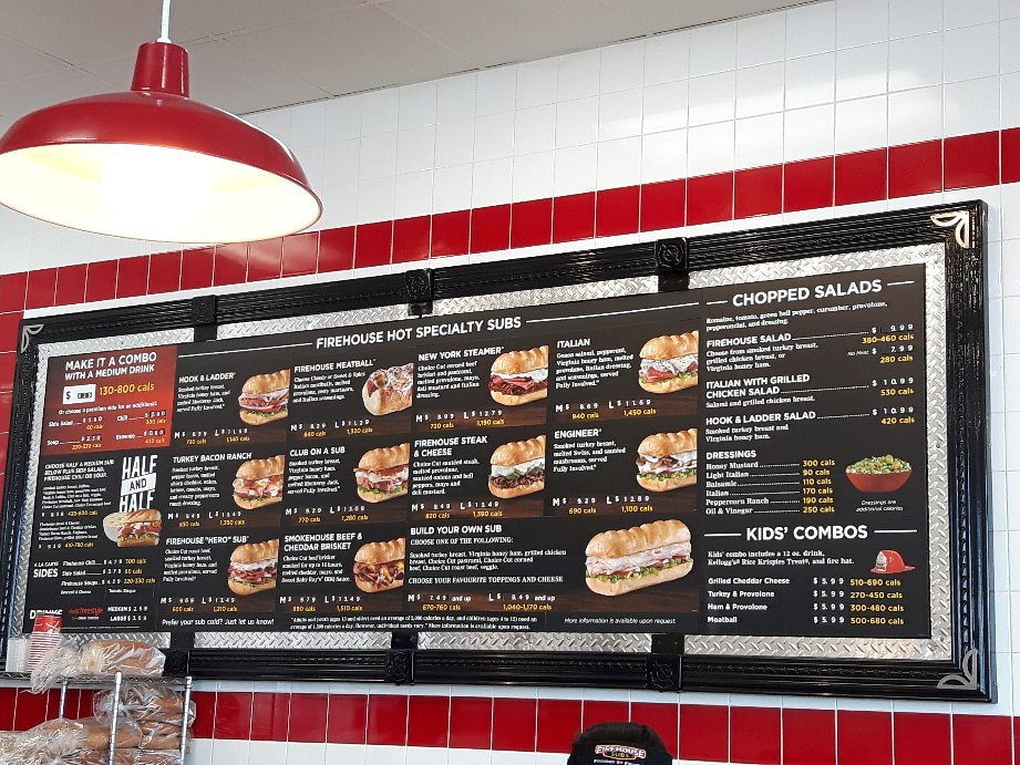 Firehouse subs menu prices hotsell