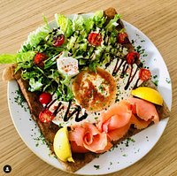 Norvégienne Crêpe at Crêperie St Barth ..... : )
