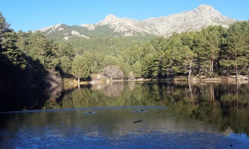 La Barranca  en la Sierra de Guadarrama. Lugar que se encuentra al lado del parking, donde comienzo las diferentes rutas que se pueden hacer desde este lugar.  Rutas hacia la Maliciosa o el Mirador de las Canchas, pasando por el camino Ortíz. Es uno de mis sitios favoritos para realizar rutas de senderismo.