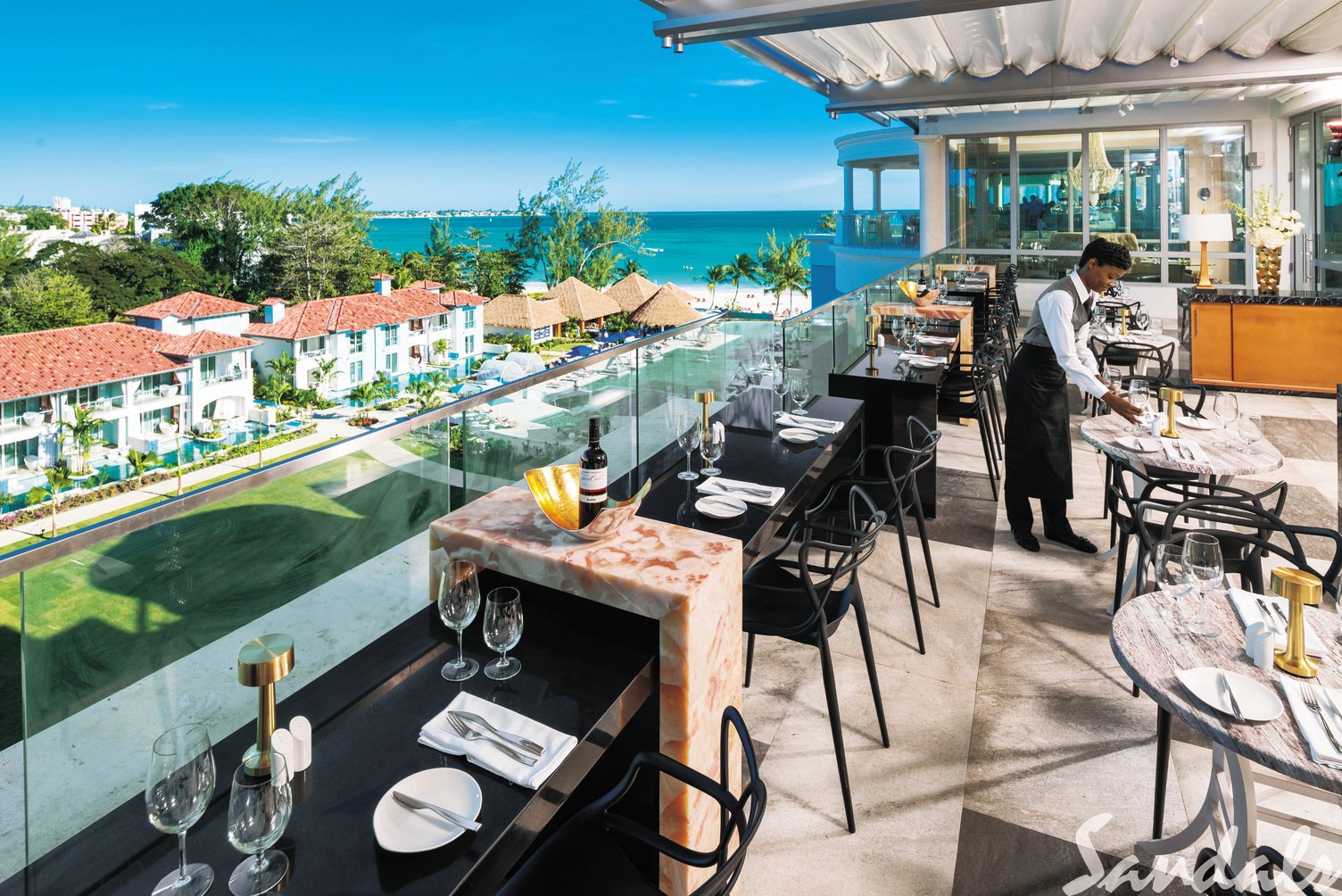 Restaurants at Sandals Grande Antigua | Antigua, Patio umbrella, Outdoor  decor