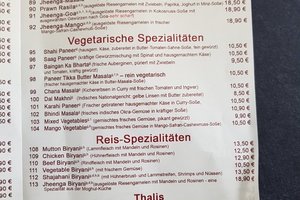 Speisekarte