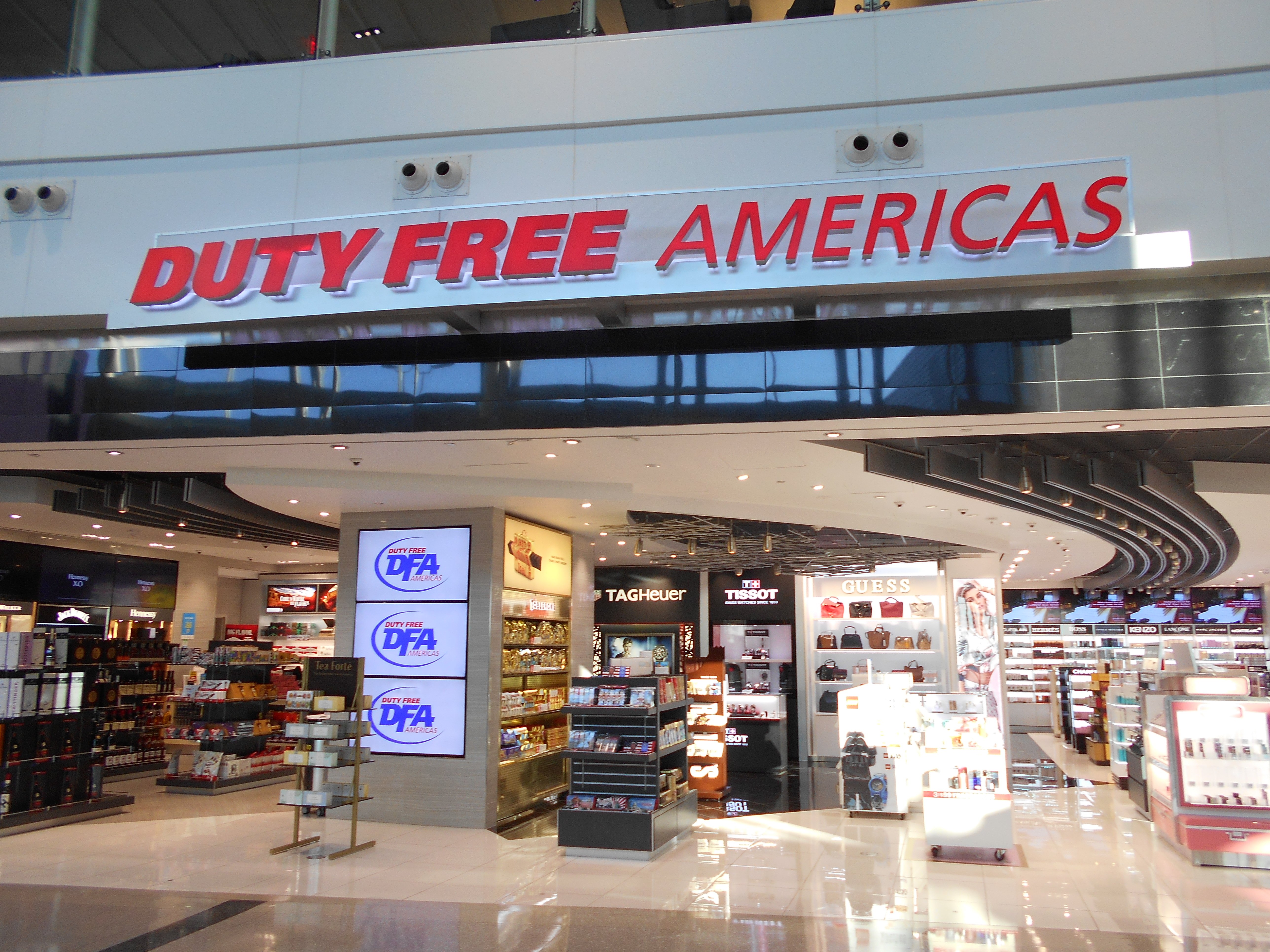 Duty free store