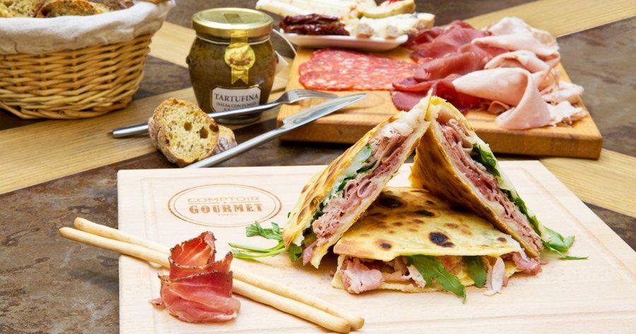Piadina, Planche et Truffe, les saveurs du Comptoir Gourmet