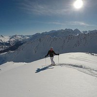 On the top of the world... it is really special to be somewhere where only a few people have ever been before
