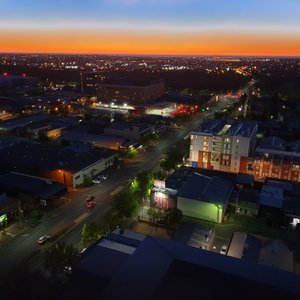 Roof Top View at night