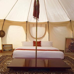 Interior of the 20sqm Luxury Tent 
