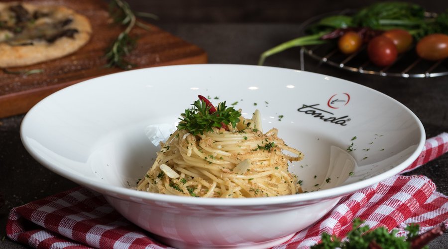 Spaghetti Aglio E Olio.