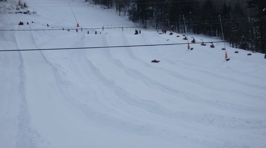 Glissades sur tube