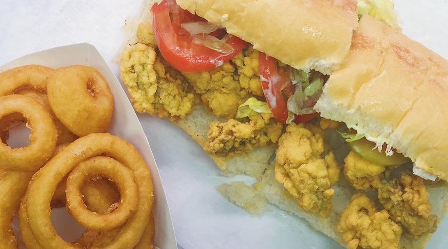 Seafood poboys and sandwiches 