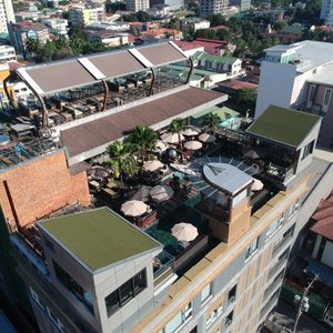 ABC Hotel's Aqua Beach Club, a 3-floor party and wellness complex.