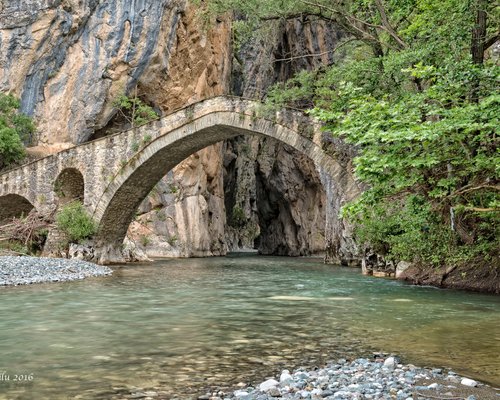 Bridge at Korais stream