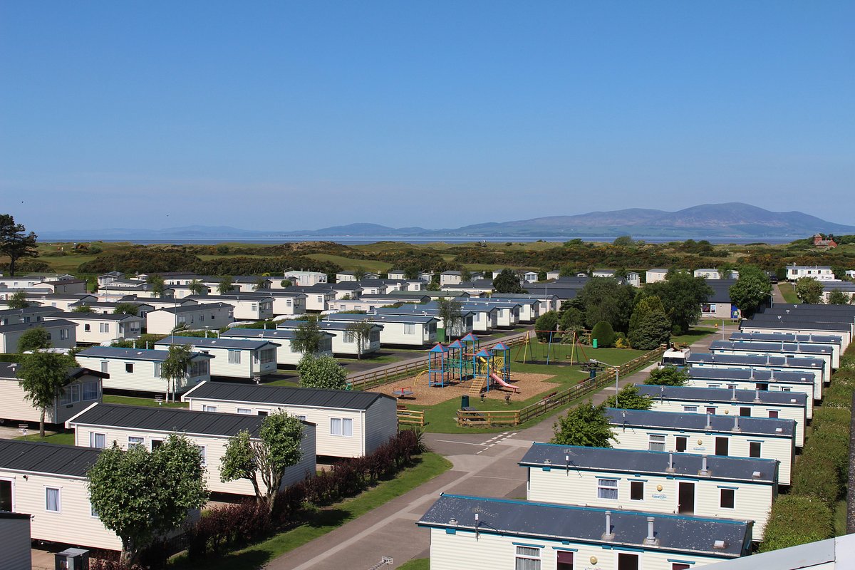 Holiday centre. Silloth. Small Holiday Centre.