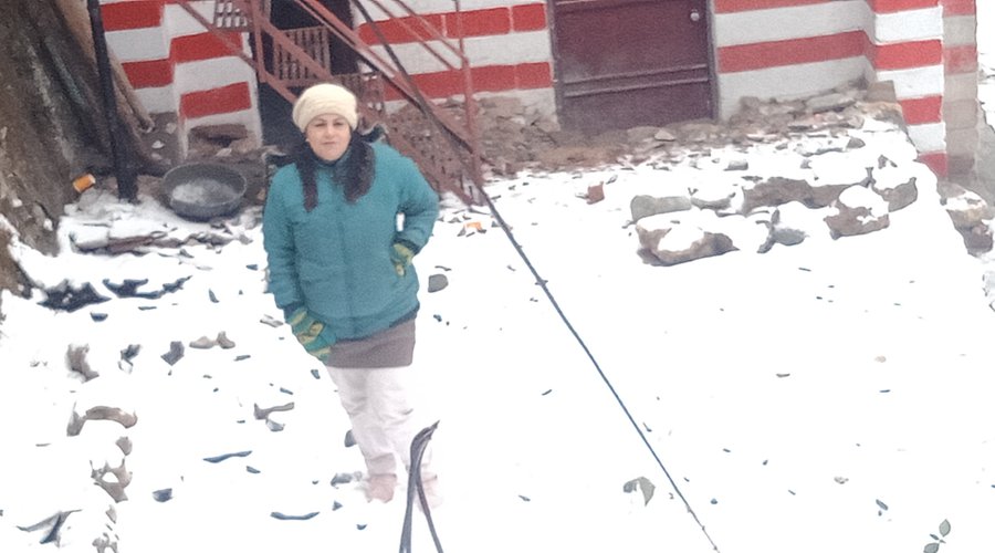 Snow fall at Mussoorie Lal Tibba. 2019
