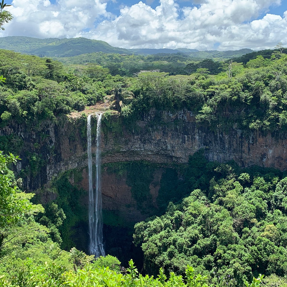 Геопарк Шамарель Маврикий водопад