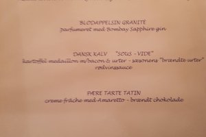 Menukort