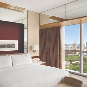 Shangri-La Beijing in Beijing, image may contain: Hotel, Office Building, City, Condo