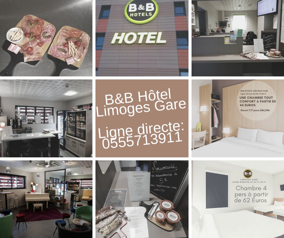 B&B HOTEL Limoges Gare : Tarifs 2023 Et 100 Avis