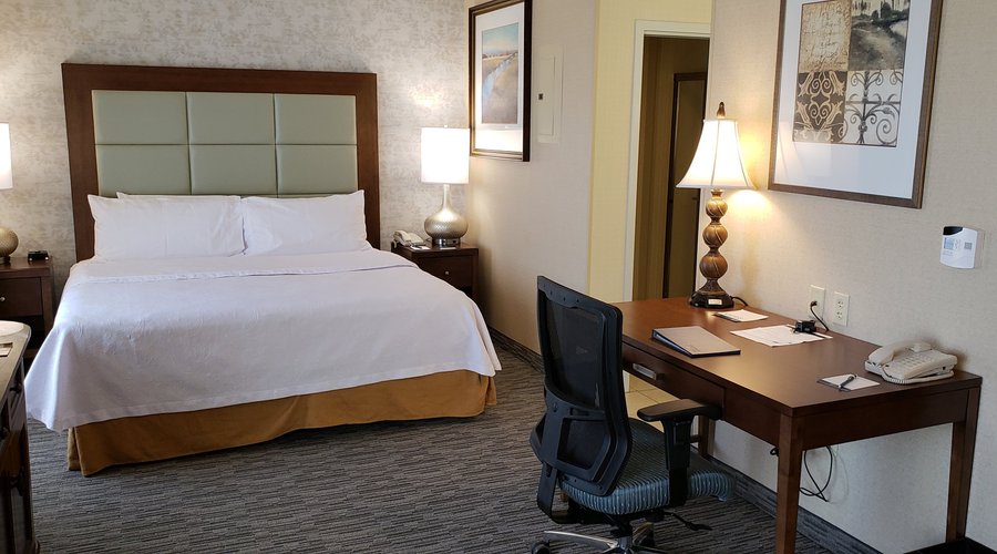 Newly renovated king studio suite.