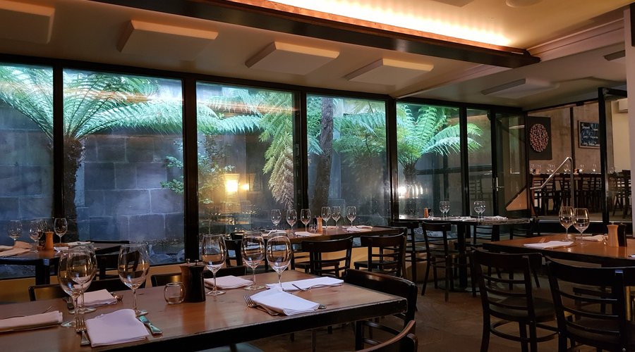 The garden creates a beautiful addition to the ambiance