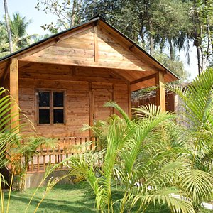 Here's The wooden Cottage where you will feel Comfortable and spend your lovely Time which will give you the feeling of Nature's Beauty.
