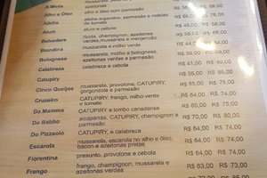 Cardápio