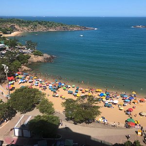 Beach Praia Da Costa, Sand, Sea, Vila Velha, Espirito Sando, Bra Stock  Image - Image of blue, vila: 45108725