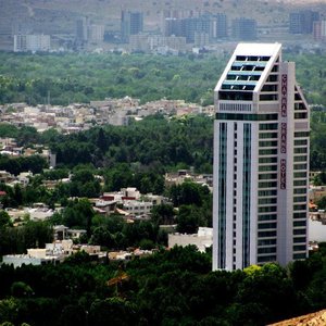 over view of hotel