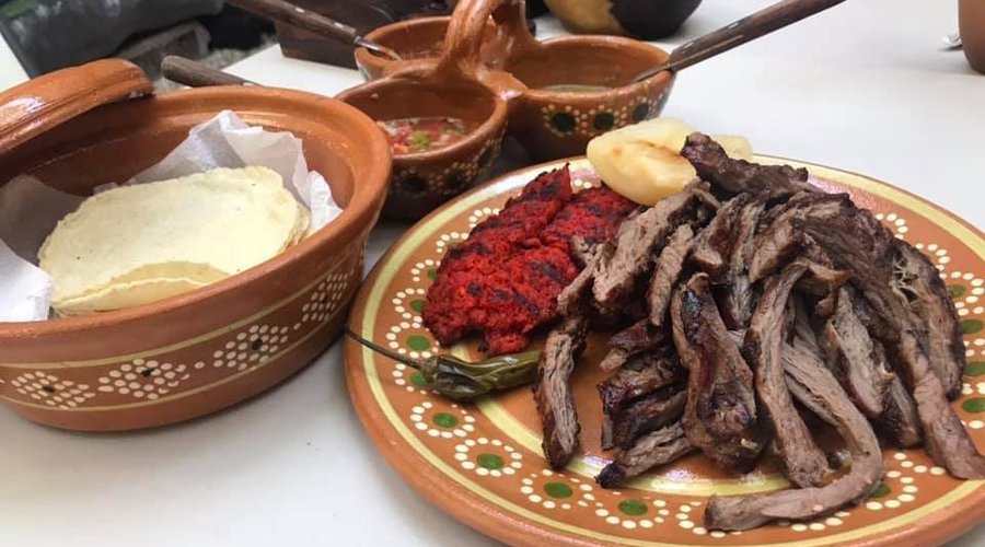 Arrachera de Res y Tortillas a Mano