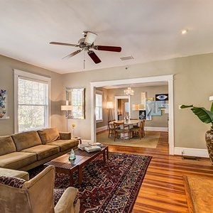 The Living/Dining Room is a great place to relax, play games or catchup on some last minute work